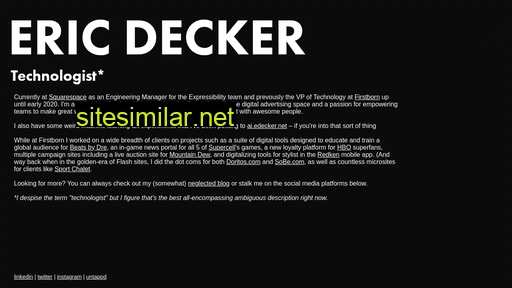 edecker.net alternative sites