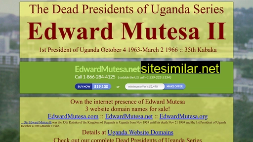 edwardmutesa.net alternative sites