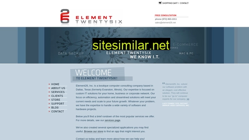 Element26 similar sites