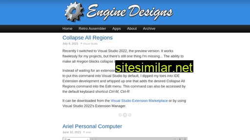 Enginedesigns similar sites