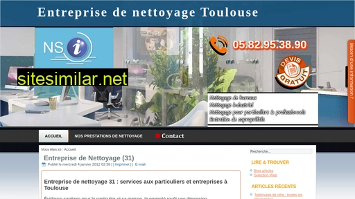 entreprisedenettoyagetoulouse.net alternative sites