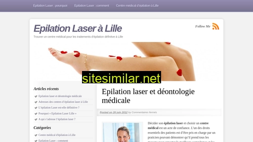 Epilation-laser-lille similar sites