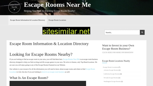 escaperoomsnearme.net alternative sites
