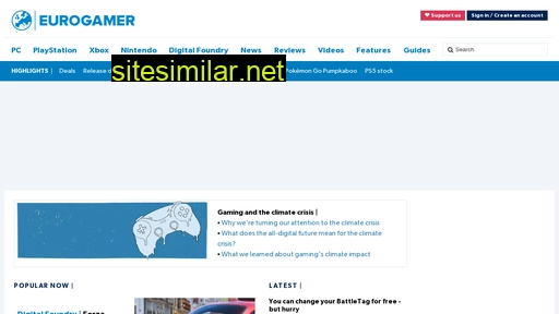 eurogamer.net alternative sites