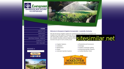 Evergreenirrigation similar sites