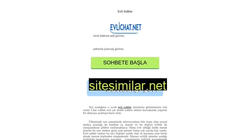 evlichat.net alternative sites