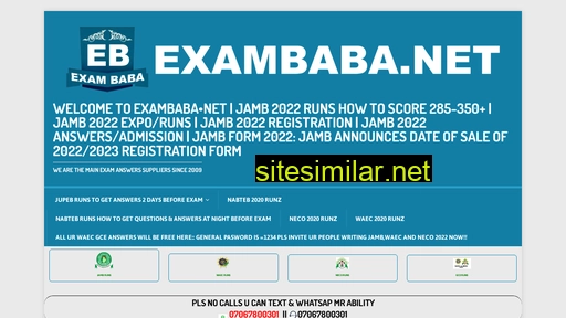 Exambaba similar sites