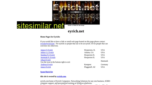 Eyrich similar sites