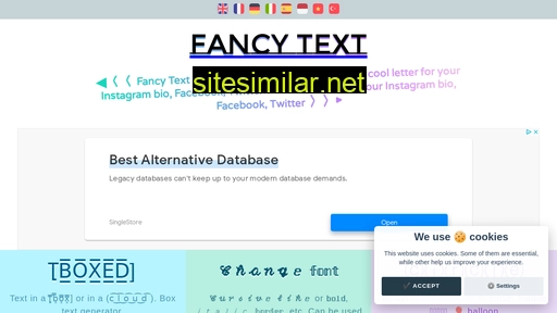 fancy-text.net alternative sites