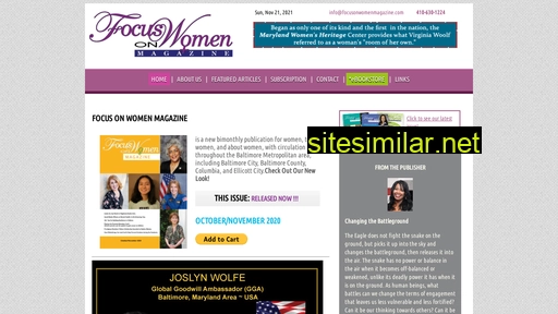 focusonwomenmagazine.net alternative sites
