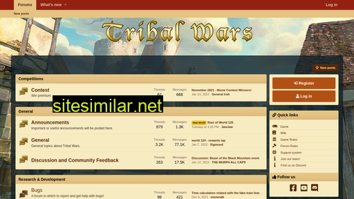 forum.tribalwars.net alternative sites