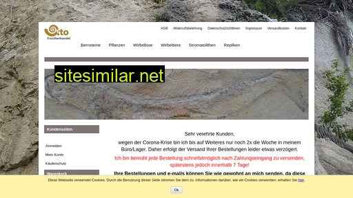 fossilien-onlineshop.net alternative sites