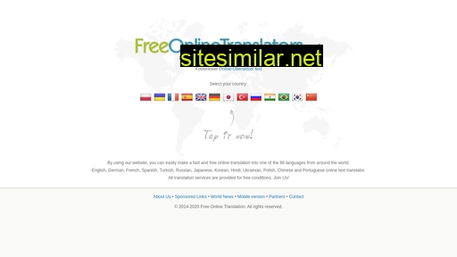 Freeonlinetranslators similar sites
