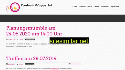 freifunk-wuppertal.net alternative sites