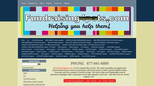 fundraising4pets.net alternative sites