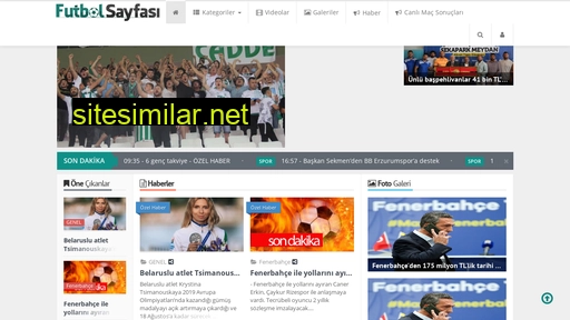 Futbolsayfasi similar sites