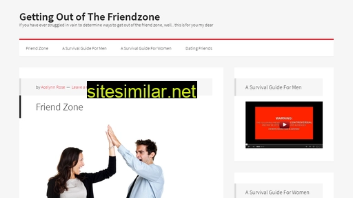 Gettingoutofthefriendzone similar sites