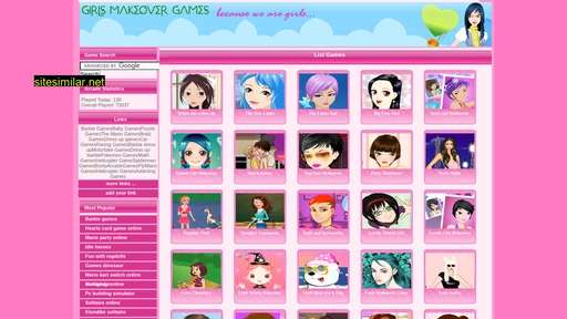 girlsmakeovergames.net alternative sites