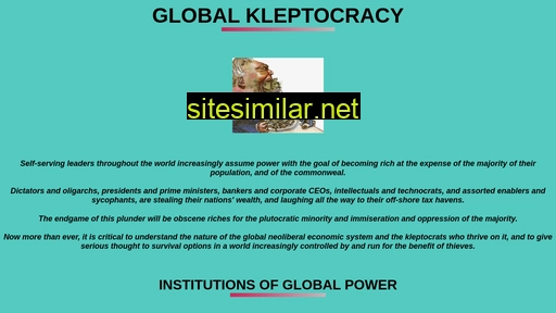 globalkleptocracy.net alternative sites