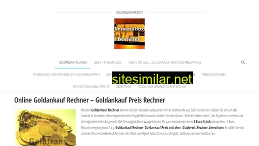 goldankaufrechner.net alternative sites