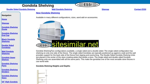 Gondola-shelving similar sites