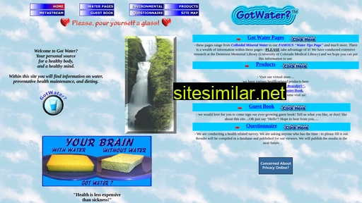 gotwater.net alternative sites