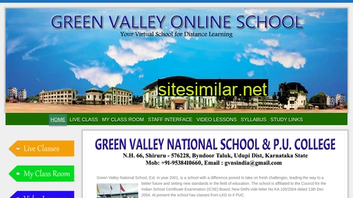 Greenvalleyonlineschool similar sites