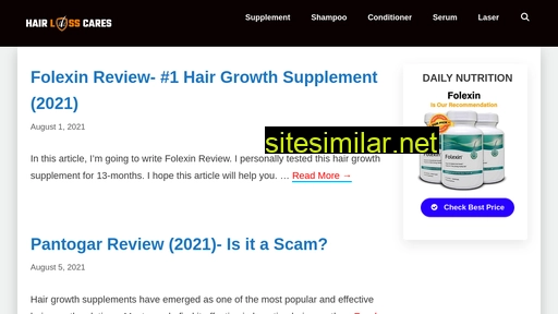 hairlosscares.net alternative sites