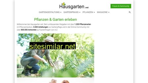 hausgarten.net alternative sites