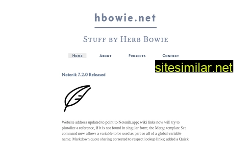hbowie.net alternative sites