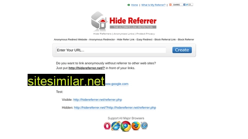 hidereferrer.net alternative sites