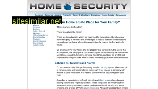 Homesecurity similar sites