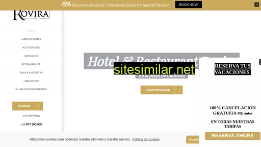 hotelrovira.net alternative sites