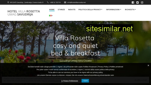 hotelvillarosetta.net alternative sites