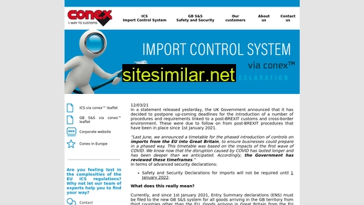Ics-import-control-system similar sites