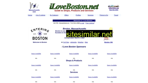 iloveboston.net alternative sites