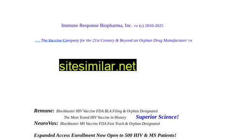 immuneresponse.net alternative sites