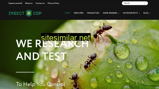 Insectcop similar sites