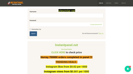 instantpanel.net alternative sites