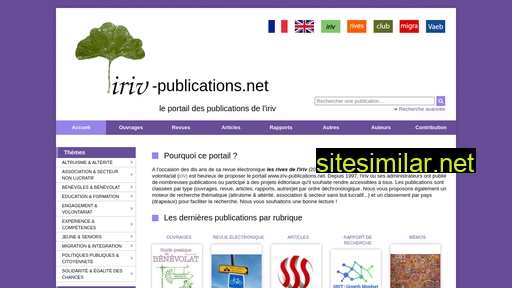 Iriv-publications similar sites