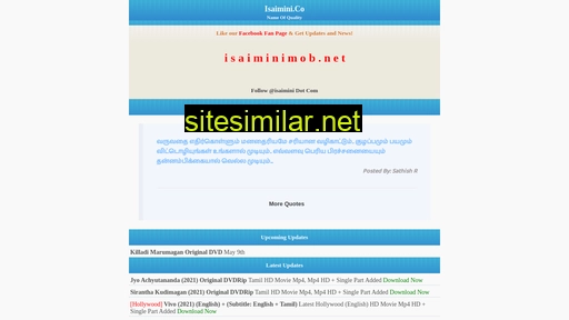 isaiminimob.net alternative sites