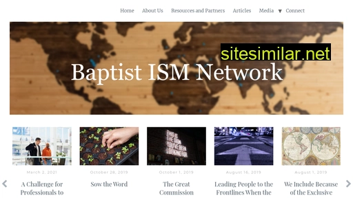 Ismbaptist similar sites