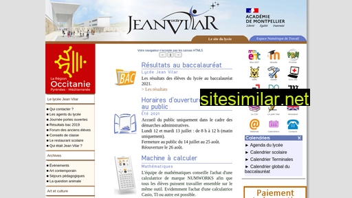Jeanvilar similar sites