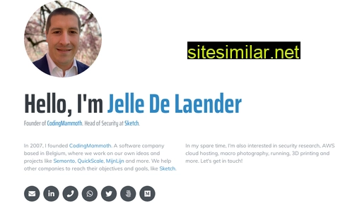 jelle.delaender.net alternative sites