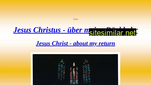 jesus-return.net alternative sites