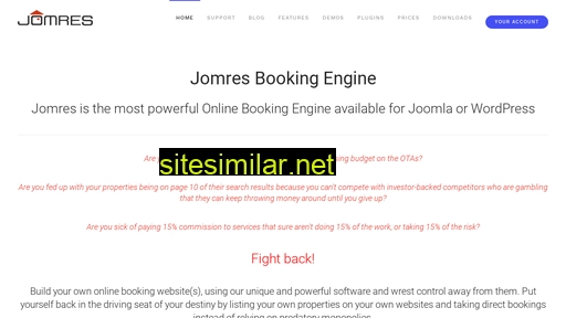 jomres.net alternative sites
