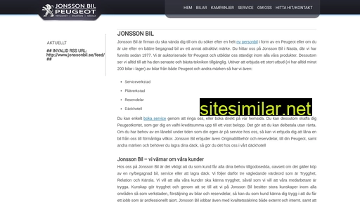 jonssonbil.net alternative sites