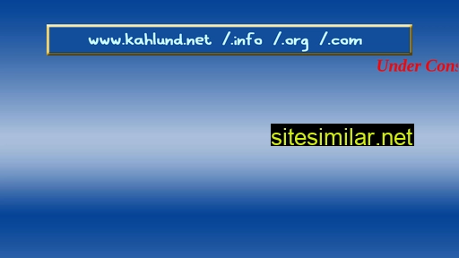 kahlund.net alternative sites