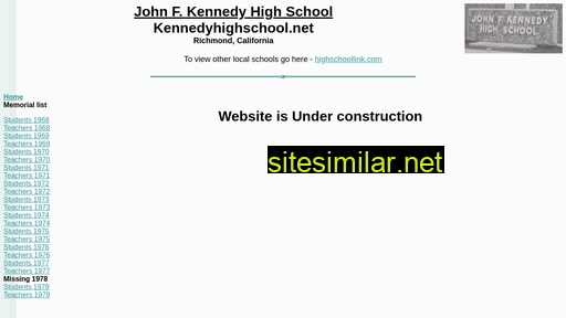 Kennedyhighschool similar sites