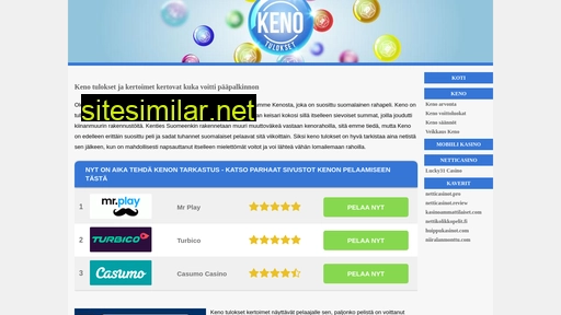 keno-tulokset.net alternative sites